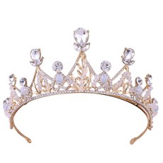 Market gamseong 神秘公主生日派對皇冠, 金色, 1個