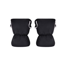 嬰兒車優質冬季手套, 黑色