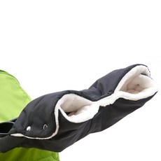 A-Hope 保暖多合一嬰兒車手套, 黑色, 1個