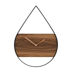 타임데코 핀토 저소음 벽시계 ktk170, 월넛