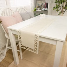 新葉桌旗, 米色, 150 x 30 cm