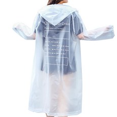 日常時尚釣魚雨衣 Y10, 白色