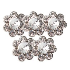 Fashion Point 迷你水鑽寶石鈕扣30 13mm, 裝飾寶石, 5個