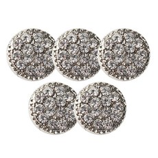 Fashion Point 迷你方晶寶石鈕扣 31 11mm, 綠松石, 5個