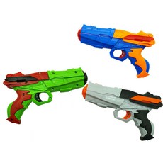 柔軟星星槍 3種組, 白色, 綠色, 藍色