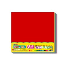 JONG IE NARA 第8節雙面彩紙200p, 10 種顏色, 1個