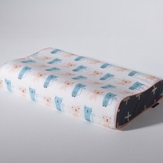 SLEEPSPA 孩童用乳膠人體工學護頸枕, 可愛小貓, 1個