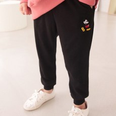 童款米奇刺繡訓練長褲