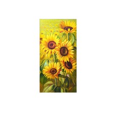 Meirian 直式大型向日葵鑽石畫DIY套組 60 x 110 cm, 混合色, 1套