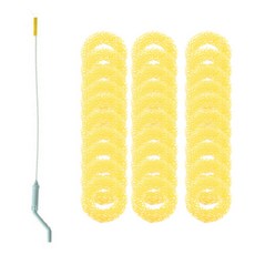 뽀마 排水口神奇清潔滾輪 隨機出貨 + 甜甜圈型洗手台毛髮海綿過濾網 48p 組, 1套