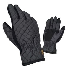 男款冬季滑雪保暖鋪棉手套, 灰色的