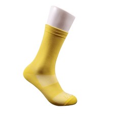 오엘씨 MTB 싸이클 기능성 자전거 양말, 옐로우, 1개