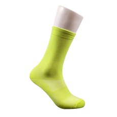오엘씨 MTB 싸이클 기능성 자전거 양말, 형광 옐로우, 1개