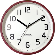 Art Rounding 靜音掛鐘 KW718, 棕色