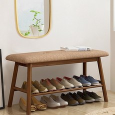 GAPANG 木椅鞋櫃JGGA073, 03核桃