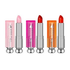 Catrin Kiss Chu水潤唇膏 3入組, Tint Glow+Classic Red+Orange Red, 1組