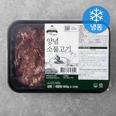 양념 소불고기 (냉동), 600g, 1개