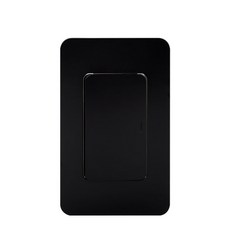 제일전기 전등 스위치 커버 단로 1구 블랙, 1개