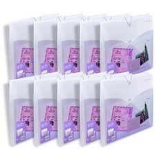 Munhwa Filing System Jellysoft 6 袖珍文檔橫向文件 JS595A-74, 紫色的, 10個