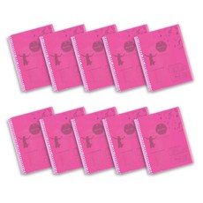 Munhwa Filing System Jellypops 樂譜 JM400-77, 霓虹粉色, 10個