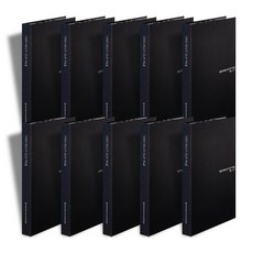 Munhwa Filing System Neo 多桿夾文件 A4 F832-7, 黑色 (F832-71), 10個