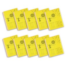 Munhwa Filing System Jellypops 樂譜 JM400-75, 霓虹黃, 10個