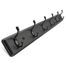 GAPANG 木製壁掛式衣架 JGGA006 6號, 黑色, 1個