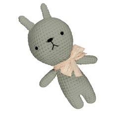 iHanco 動物毛線娃娃DIY組+尾鈴 隨機出貨, 1套, 018灰色