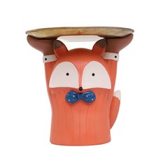 JH Company 彩色動物存錢筒托盤, 狐狸, 1個