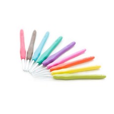 삼성직물 칼라 실리콘 코바늘, 9개