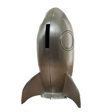 復古立式火箭存錢筒, 單一顏色, 1個