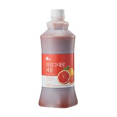 과일그대로 자몽 농축액 베이스, 1개, 1.5L