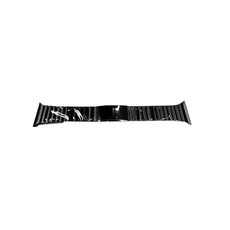 애플 워치 전기종 40 44mm 링크 브레이슬릿 메탈 밴드 일반형 핀분리 38 40mm, 블랙, 1개