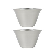 HoReCa 露營用不鏽鋼醬料碗 M號, 單色, 2個