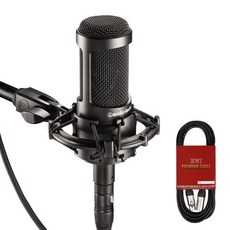 audio-technica 鐵三角 麥克風+高端CAEA線3m, 麥克風 (AT2035)