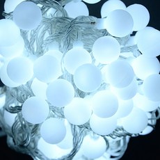 LED櫻桃燈泡記憶型 100顆 白色, 透明度