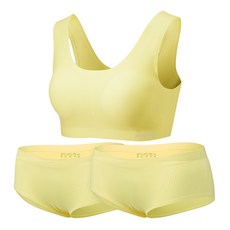 푸딩언더웨어 주니어 학생 브라 + 팬티 2p 세트