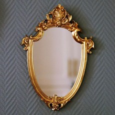 復古金邊壁鏡, 混合顏色