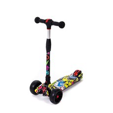 뉴엔 바이큐 무늬형 LED 접이식 어린이 킥보드, K02, 무늬A, 1개