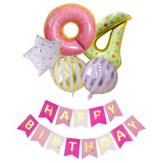 EMOKUBEE 生日家庭派對 甜蜜糖果 7件組, 4, 1套