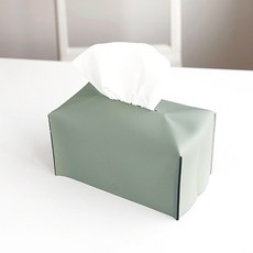 인바이트엘 엣지 레더 플레인 티슈커버, JADE GREEN