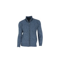 Ferra US 男士扭紋針織高爾夫開衫拉鍊 COPR7004W0