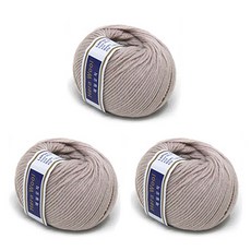 제일모직 헤라 울 뜨개실, 61쿨베이지, 3개