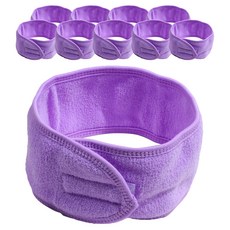基本款髮帶, 紫色, 10個