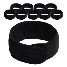 基本款髮帶, 黑色, 10個