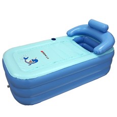 Intime Plastics 盈泰 移動式充氣半身浴缸, 混合顏色, 1個