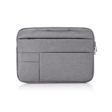 페더스 수납 손잡이 노트북 파우치, 그레이, 1개