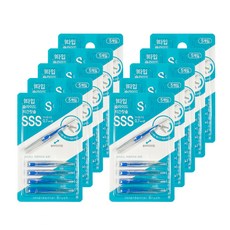 오죤플러스 슬라이드 치간칫솔 SSS, 0.7mm, 5개입, 10개