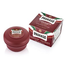 PRORASO 刮鬍皂 紅色, 150ml, 1入