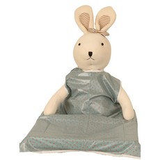 Jinirang 小櫻桃圖案一體式防水吃飯圍兜+專用小袋, 薄荷綠, 1組